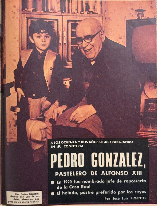 Portada del artículo Pedro González, pastelero de Alfonso XIII, 1974