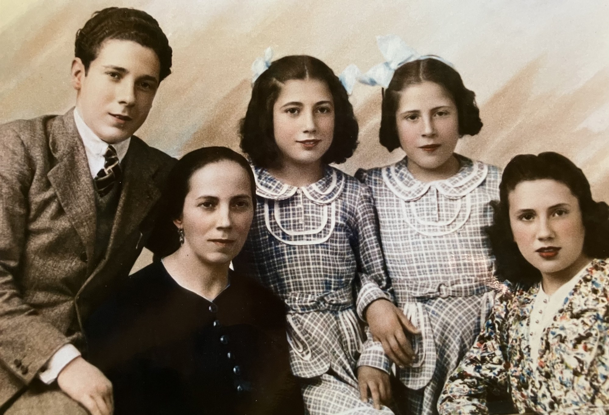 Fotografía de la familia González Crespo